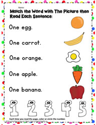 Kindergarten Word Activities 113